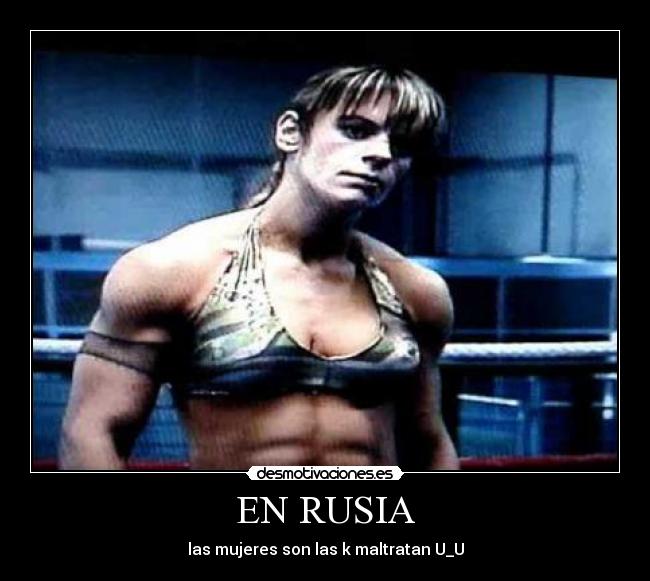 EN RUSIA - las mujeres son las k maltratan U_U