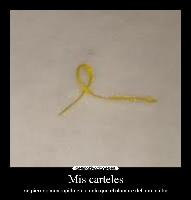 Mis carteles -