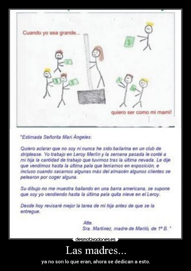 carteles mama desmotivaciones