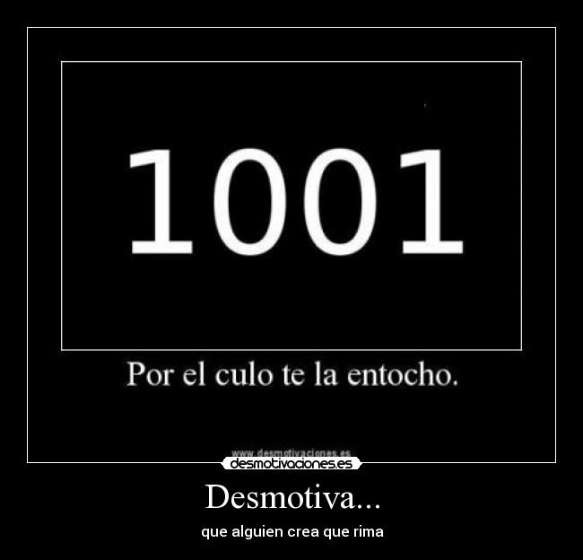 Desmotiva... -