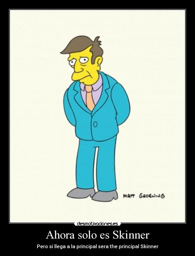 Ahora solo es Skinner - 