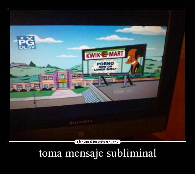 toma mensaje subliminal - 