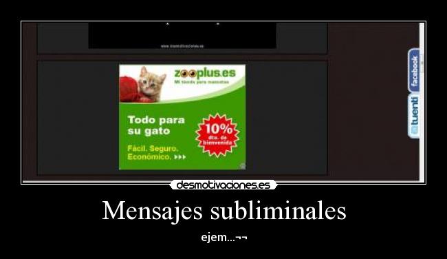 Mensajes subliminales - 