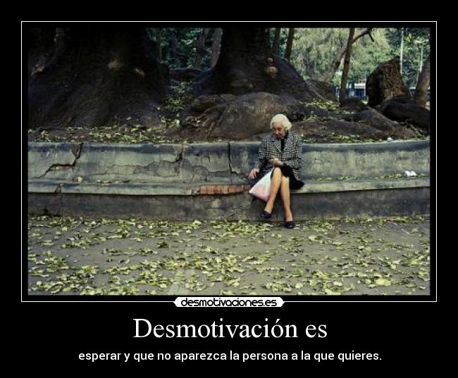 Desmotivación es - 
