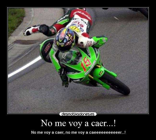 carteles motos ostias pilotos desmotivaciones