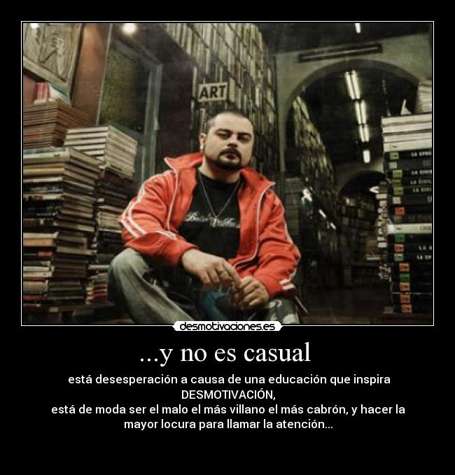 ...y no es casual  - 