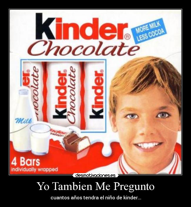 Yo Tambien Me Pregunto - cuantos años tendra el niño de kinder...