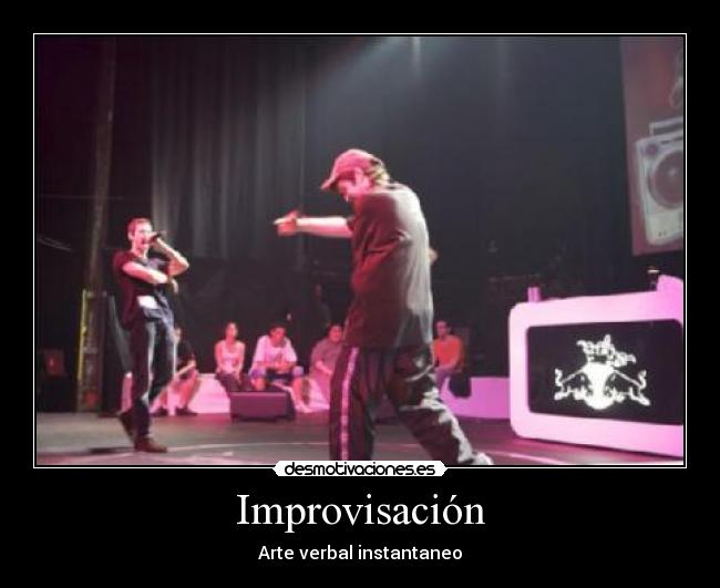 Improvisación - Arte verbal instantaneo