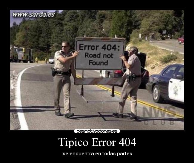 Tipico Error 404 - 