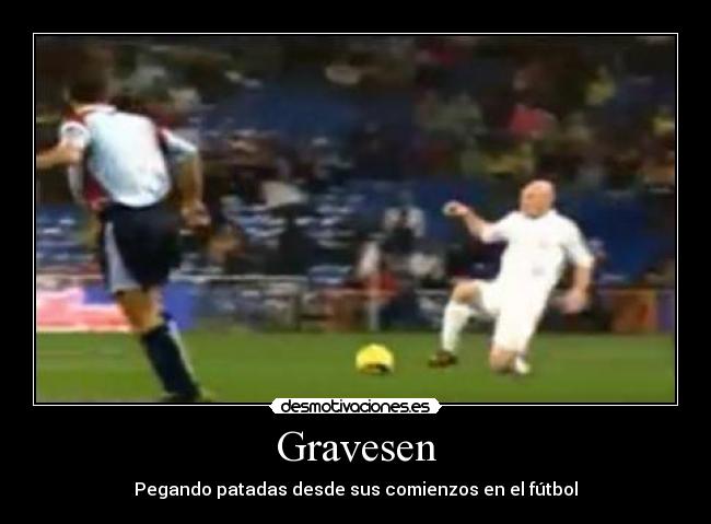 Gravesen - Pegando patadas desde sus comienzos en el fútbol