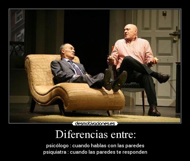 Diferencias entre: -