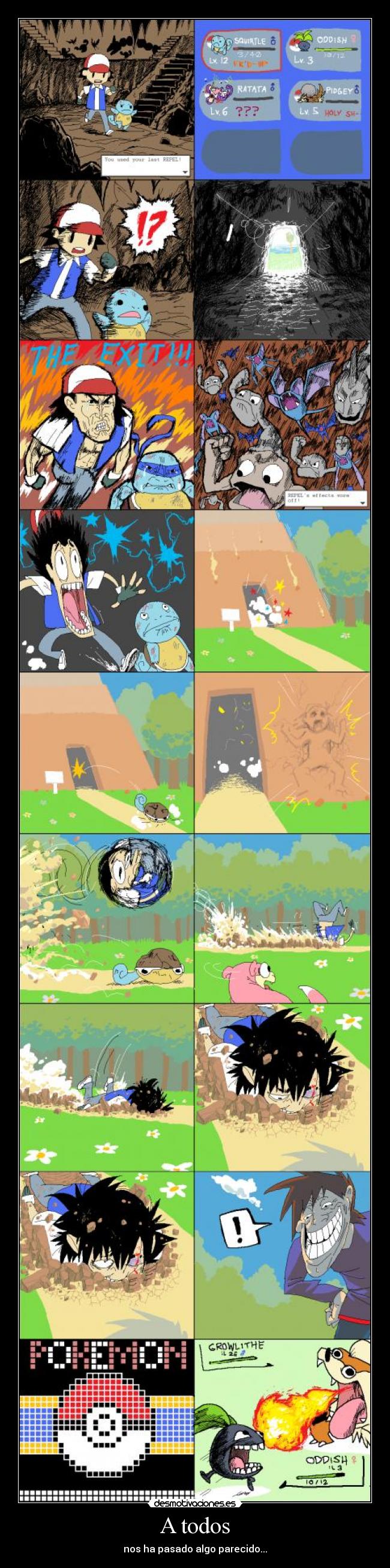 carteles pokemon desmotivaciones