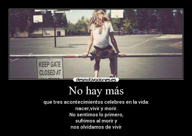 No hay más - 