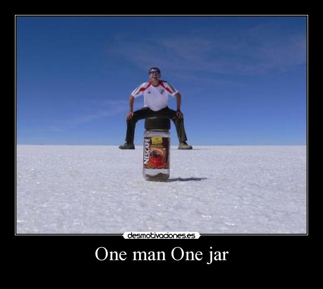 One Man One Jar 92