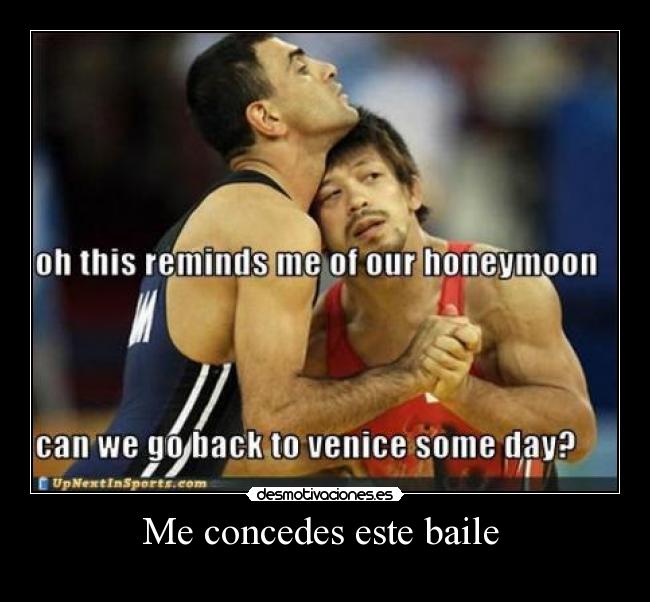 Me concedes este baile -