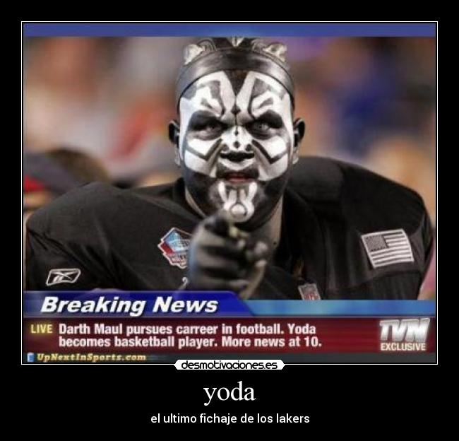 yoda - el ultimo fichaje de los lakers