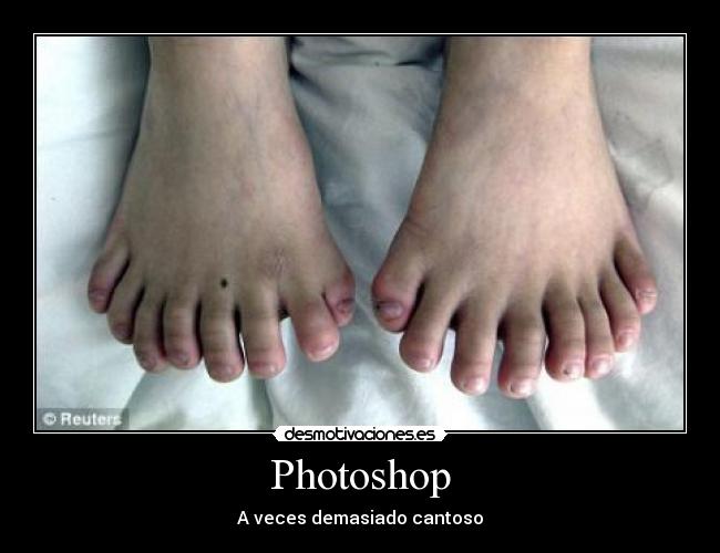Photoshop - A veces demasiado cantoso