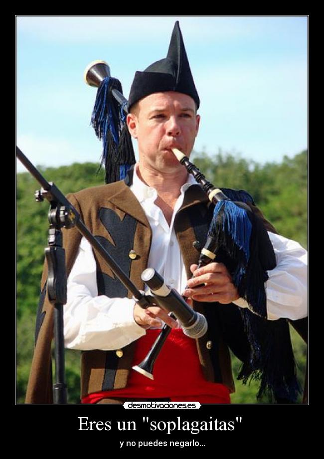Eres un soplagaitas -
