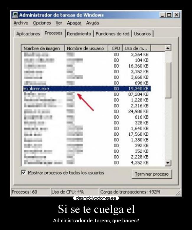 Si se te cuelga el -