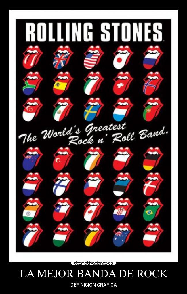 LA MEJOR BANDA DE ROCK - DEFINICIÓN GRAFICA