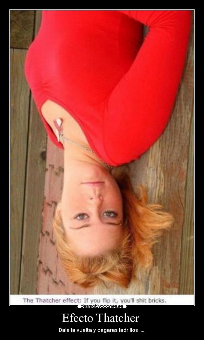 carteles efecto tatcher desmotivaciones