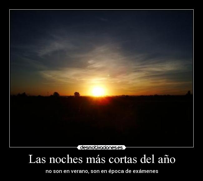 Las noches más cortas del año -