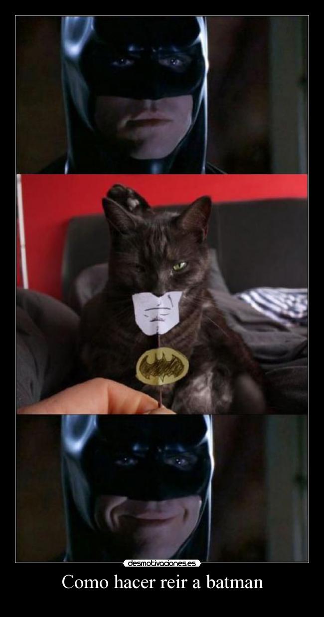 Como hacer reir a batman -
