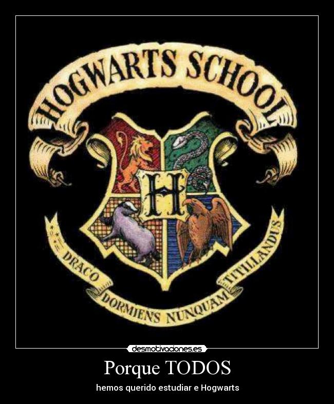 carteles hogwarts school escuela magia borras art attack desmotivaciones