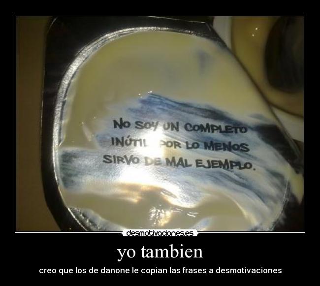 yo tambien -