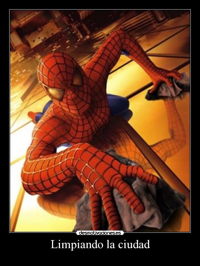 Limpiando la ciudad -