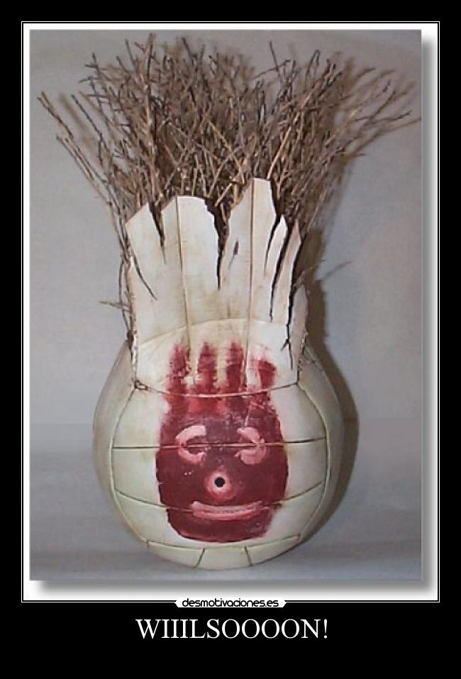 carteles naufrago wilson desmotivaciones