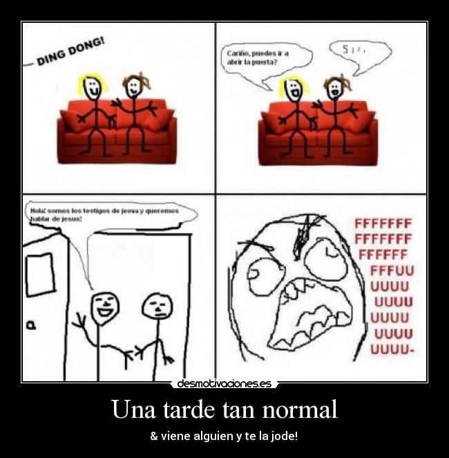 Una tarde tan normal -