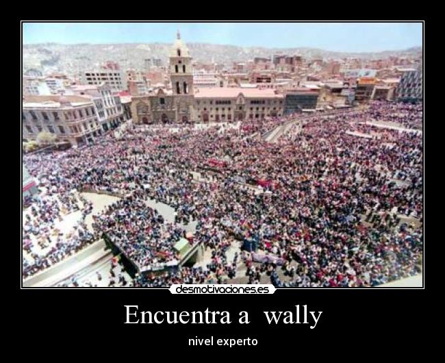 Encuentra a wally - nivel experto