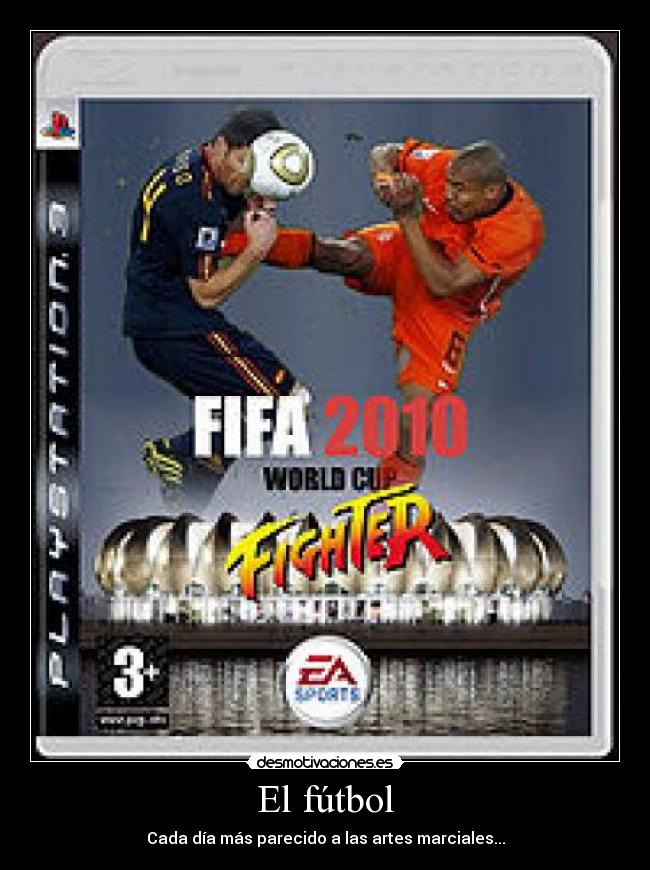 carteles futbol futbol fifa patada artes marciales desmotivaciones