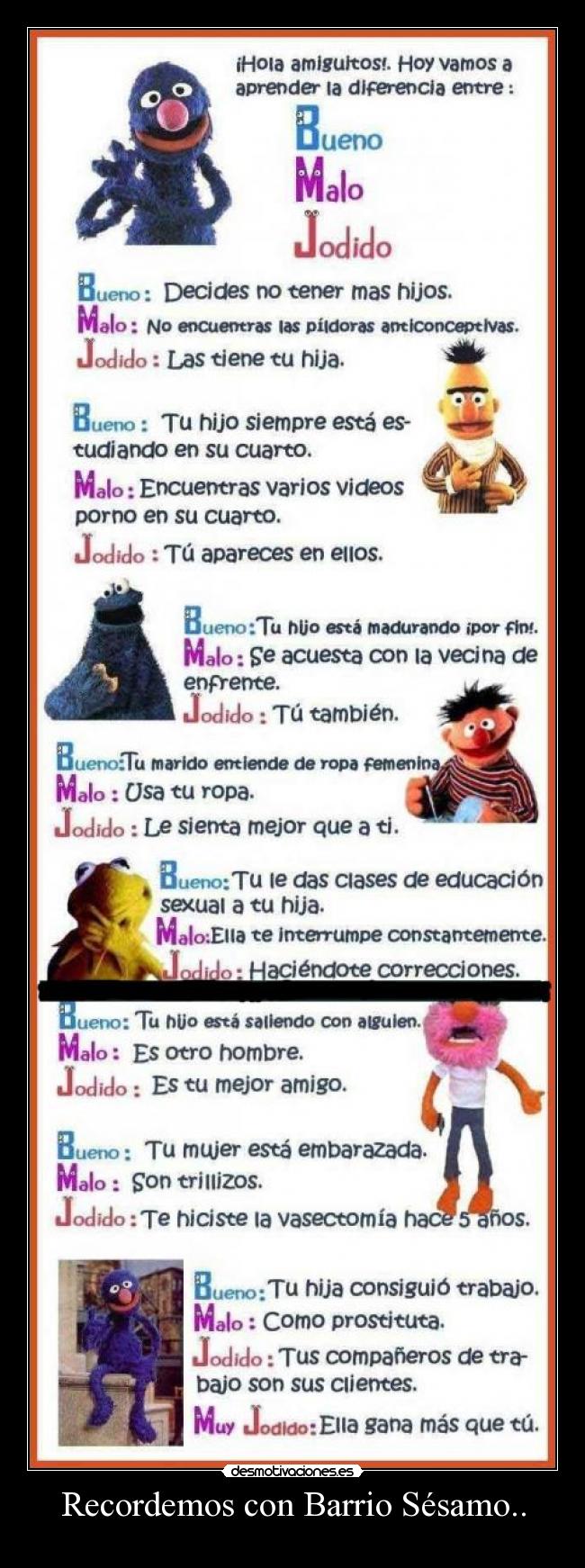 Recordemos con Barrio Sésamo.. -