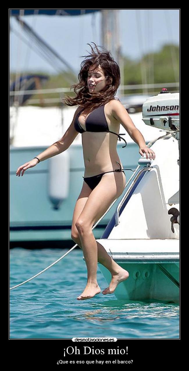 ¡Oh Dios mio! - ¿Que es eso que hay en el barco?