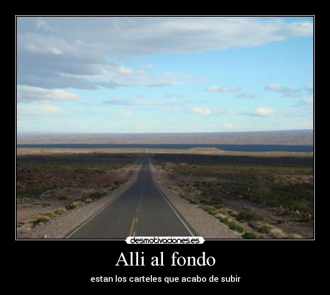 Alli al fondo - 