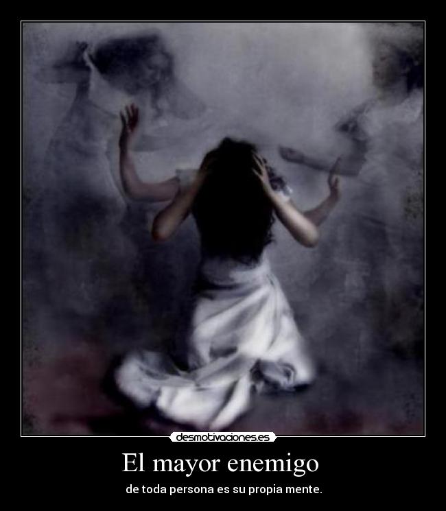 carteles enemigo enemigos mente ansiedad locura zorra implakable desmotivaciones