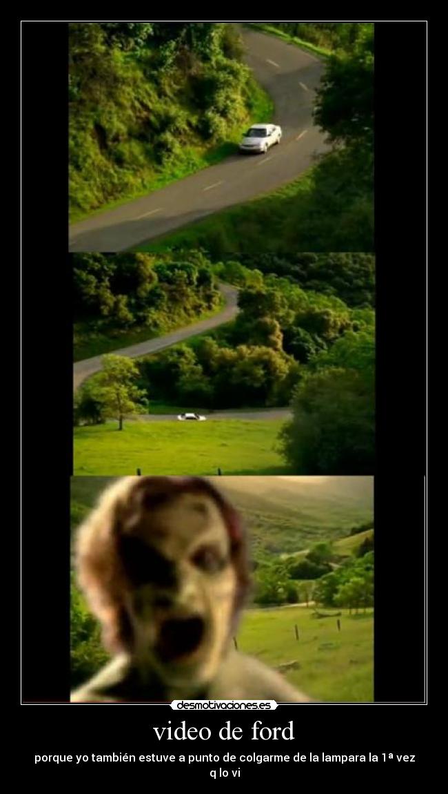 carteles ford coches susto miedo desmotivaciones