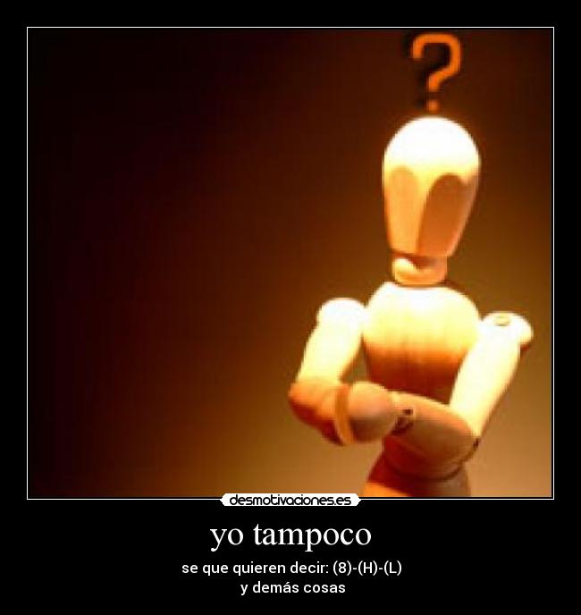 yo tampoco - 