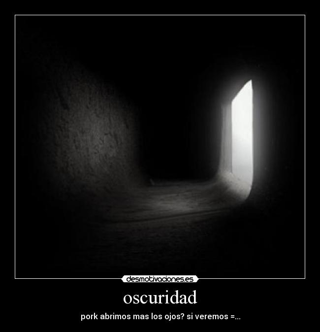 oscuridad - 