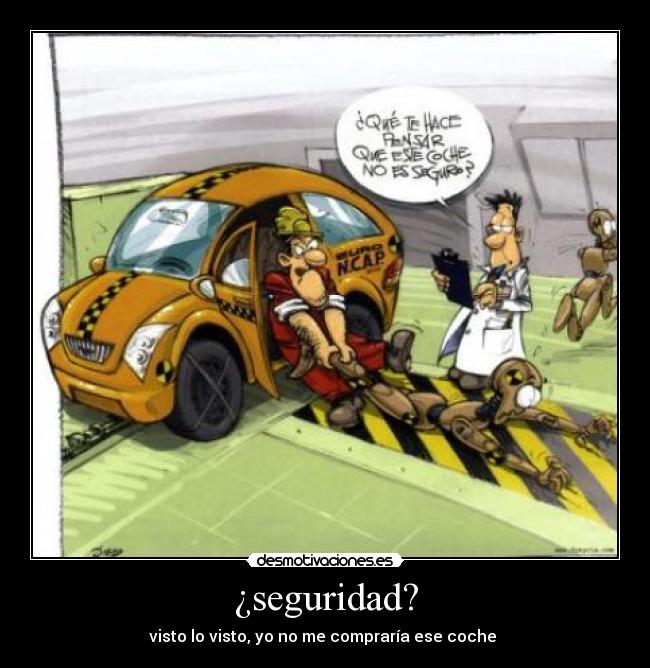 ¿seguridad? - visto lo visto, yo no me compraría ese coche 