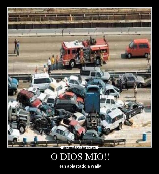 O DIOS MIO!! - Han aplastado a Wally