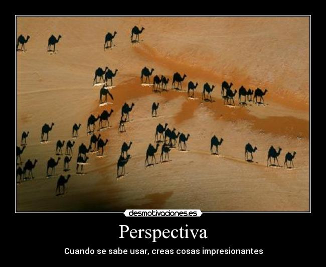 Perspectiva - Cuando se sabe usar, creas cosas impresionantes