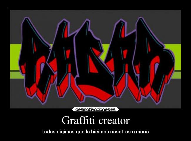 Graffiti creator - 