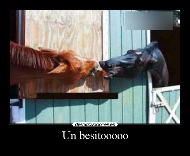 Un besitooooo -