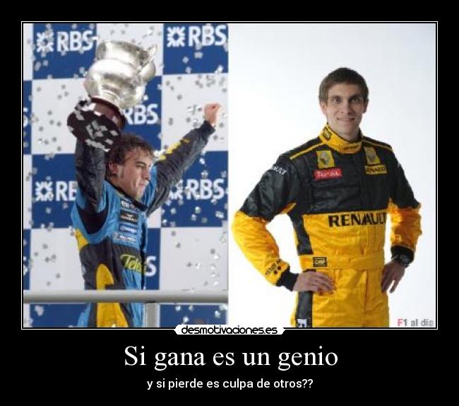 Si gana es un genio -