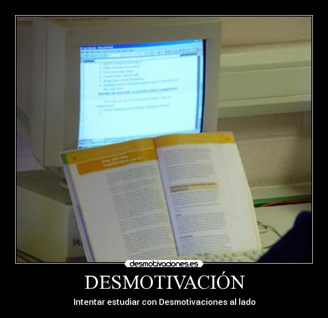 DESMOTIVACIÓN - 