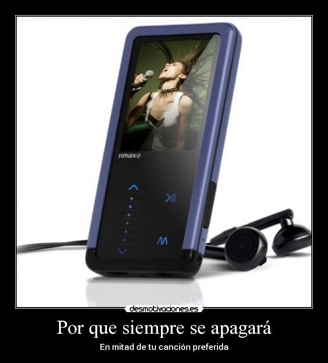 Por que siempre se apagará - En mitad de tu canción preferida