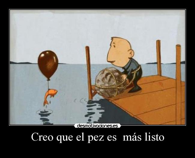 Creo que el pez es más listo -